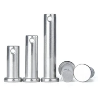 m3 m4 m5 m6 m8 pin roll 304 stainless steel pin flat head cylindrical pin with hole locating pins gb882 axis pin