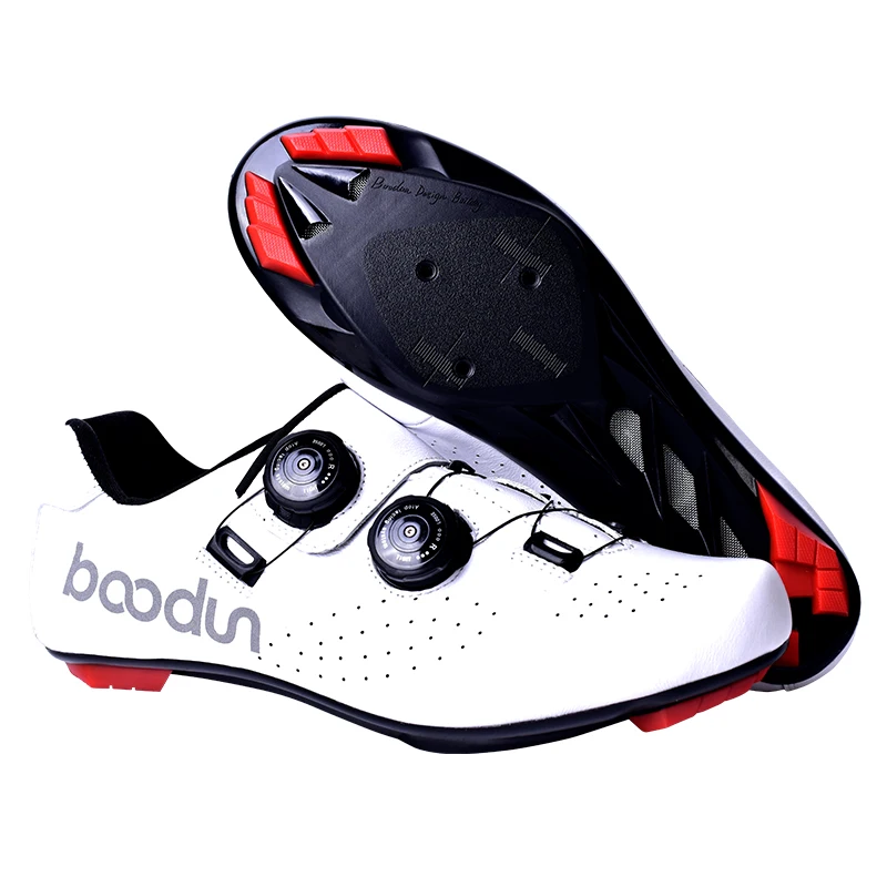 Новинка 2020 года Обувь для шоссейного велоспорта из кожи Ультралегкая дышащая