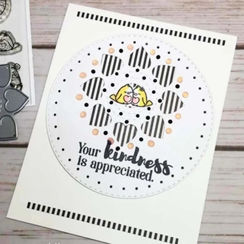 Металлические Вырубные штампы в форме лотоса вырезанные формы для украшения