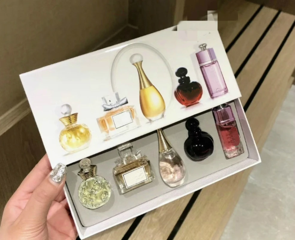 VIP - 5 in 1 Original Perfume For Women Sexy Long Lasting Eau De Q Version With Beautiful Package 1Set Fragrances |