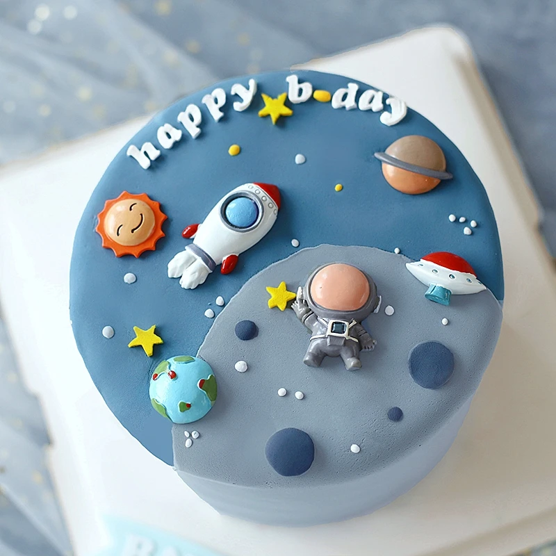 Декор для торта Топпер астронавт пространство украшения НЛО детский торт десерт