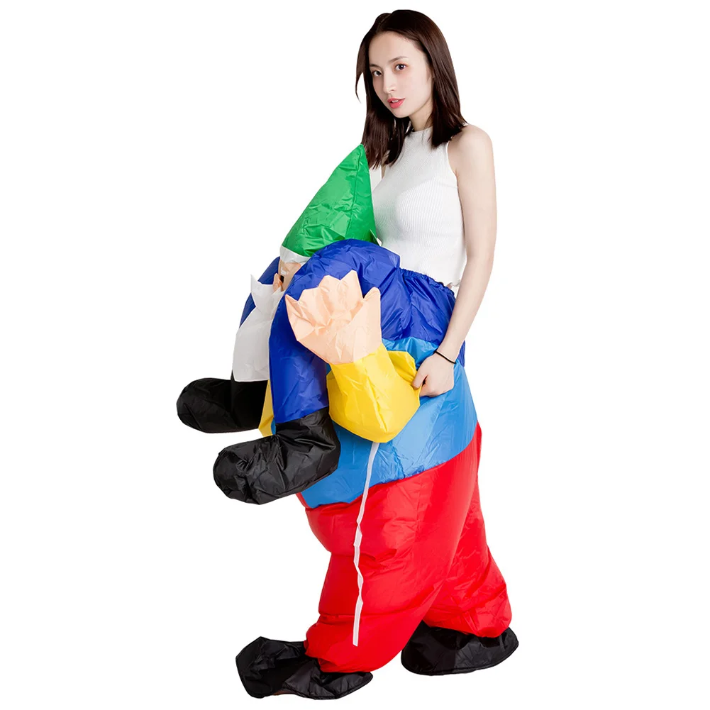 

Creative Adults Santa Claus Gril Costume Inflatable Fancy Dress Christmas Halloween Carnival Cosplay Outfit Birthday Party Suit