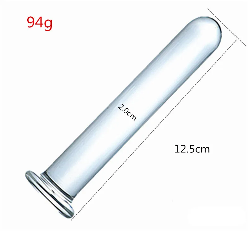 Heat-Resistant Glass Dildo Fake Penis Long Anal Plug Crystal Cylinder G Point Female Masturbation Adult Sex Toys | Красота и здоровье