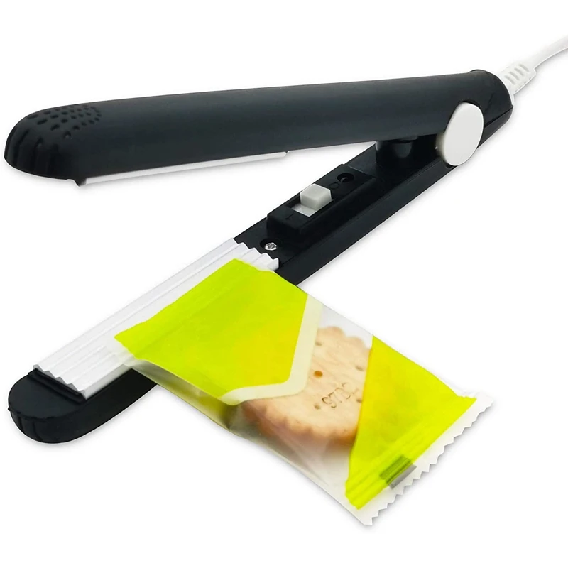 

Household Heat Sealer Bags Machine Food Saver Storage Color Street Nail Strips Bag Sealer for Food US Plug Random Color