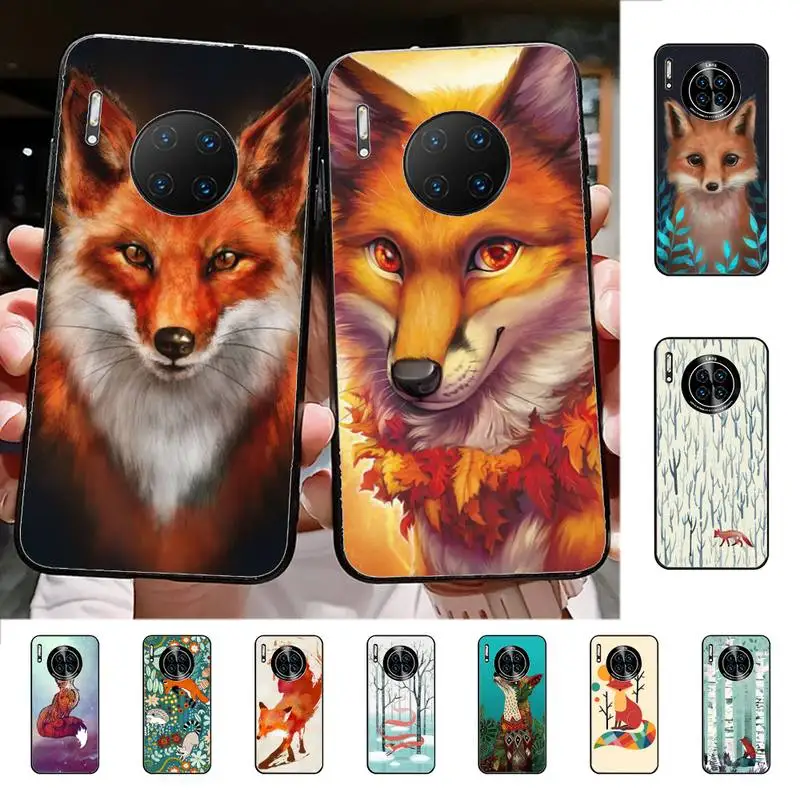 Чехол для телефона RuiCaiCa с милым мультяшным животным лисой Huawei Mate 20 10 lite pro X Honor paly Y