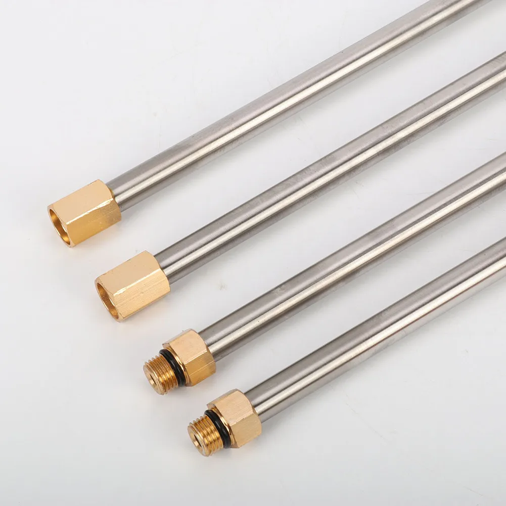 

Pressure Washer Extension Spray Nozzle Tips Adapter O-rings Extension Spray Wand Lance 1/4'' Quick Connect Cleaning For Karcher