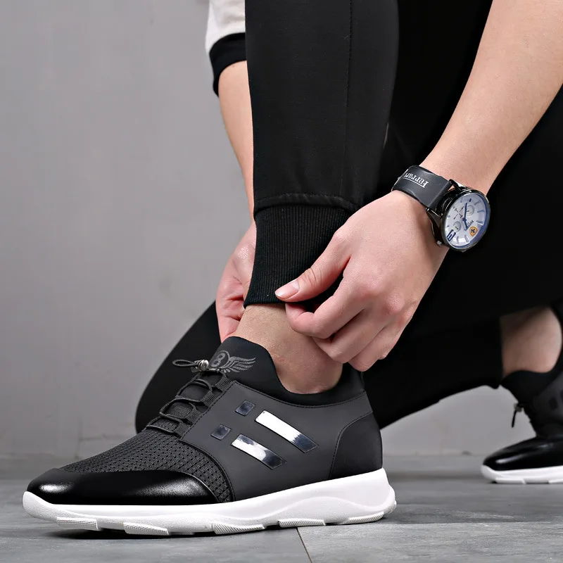 

Casual Men Lightweight Shoes Fly Weave Quality Sneakers Men Breathable Tenis Lace Up Men Shoes Outdoor Walking Footwear F1-50