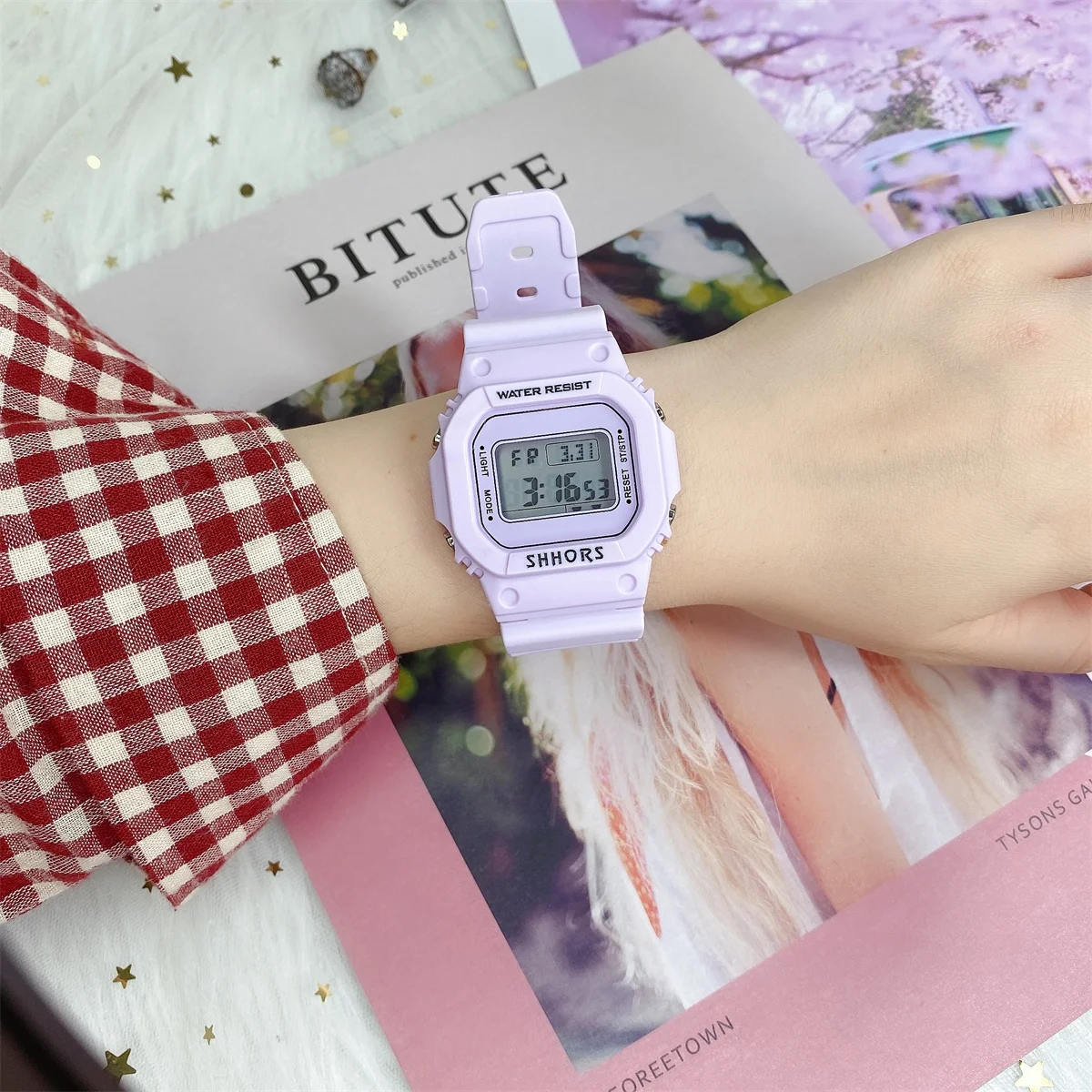 2021 Women Watch Simple Digital Luminous Electronic Fashion Transparent Bracelet Wristwatch Strap Kids Reloj Mujer | Наручные часы