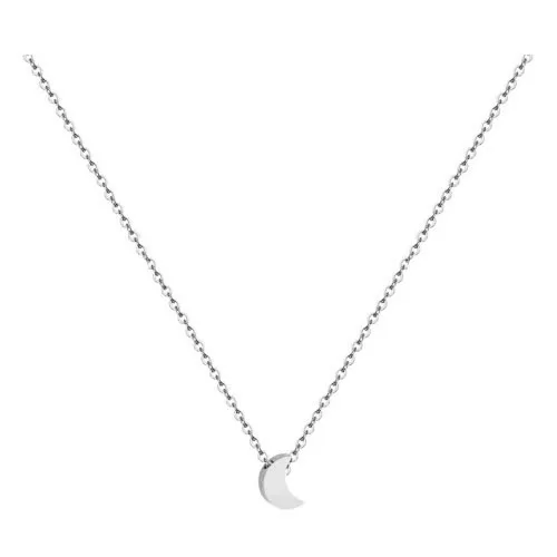 02-silver Нержавеющая сталь Кристалл Звезда и луна кулон ожерелье для женщин двойной слой кристаллов Пентакль Луна заявление ожерелье s - Окраска металла: 02-silver