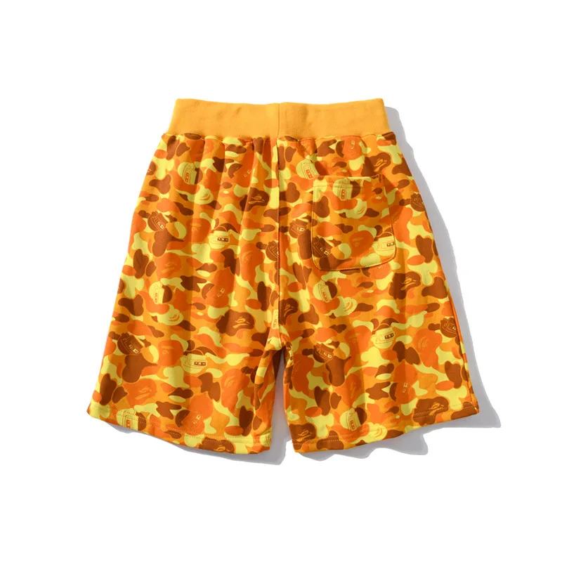 

Mens Camouflage Casual Shorts Sweatshorts Gym Bape Shark Short Sweatpants Running Shorts