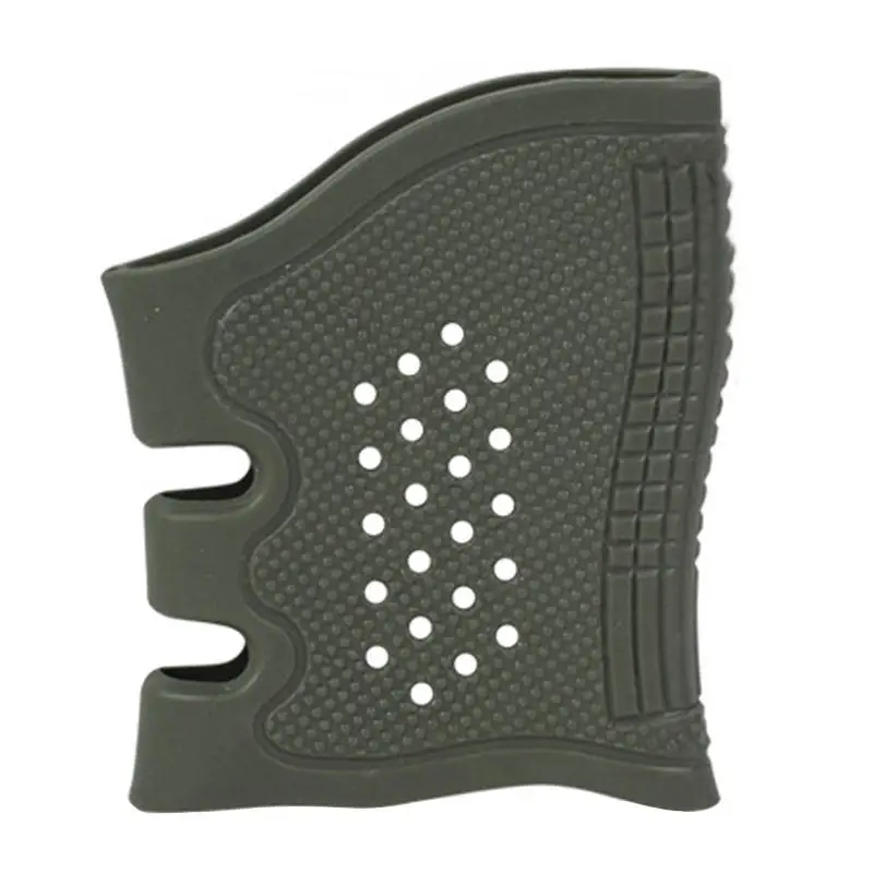Army Green Рукав для страйкбола, резиновый нескользящий чехол для AEG GBB Glock 1911 M92 M4 AR15, пистолет, тактическая рукоятка, пейнтбол, охотничий аксессуар - Цвет: Army Green