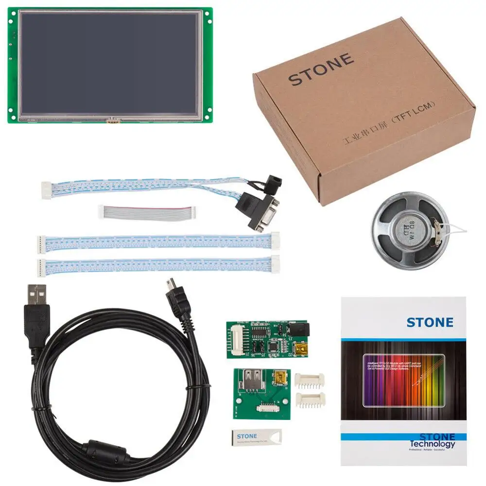 STONE TFT LCD 7.0" Serial Display Interface Port & Touch Screen | Электронные компоненты и принадлежности