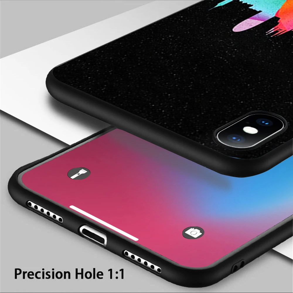 Мягкий силиконовый чехол для iPhone 11 Pro Max X 5S 6 6S XR XS 7 8 Plus |