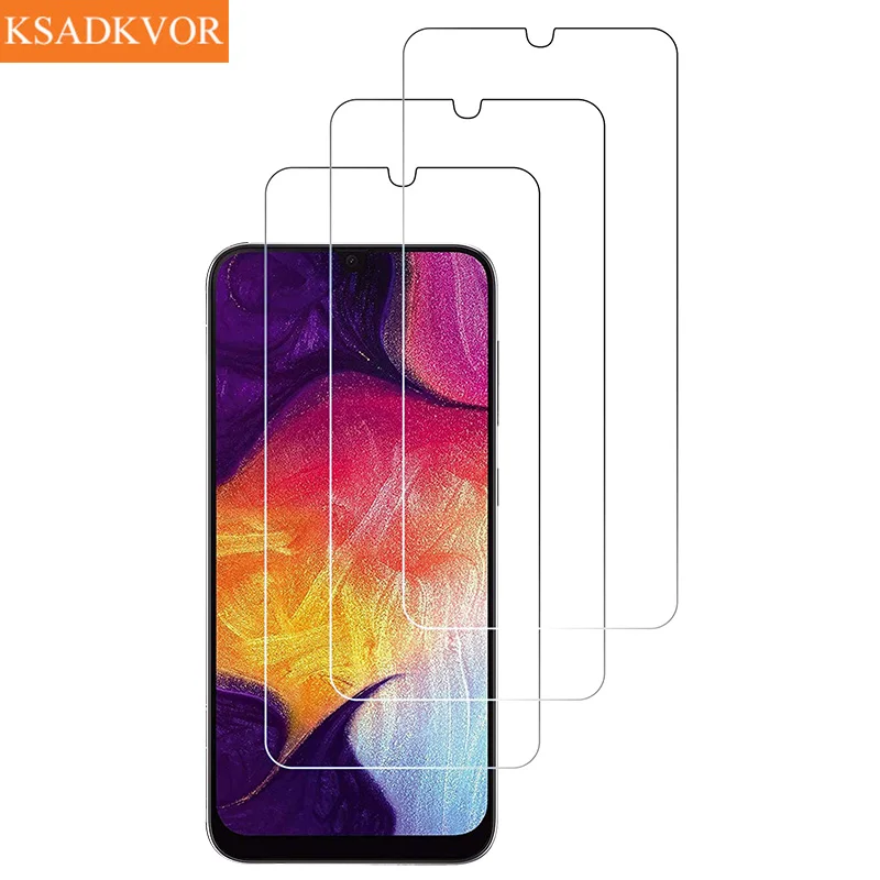 Защита экрана из закаленного стекла для Samsung Galaxy A50 A30 A10 M20 M30 A20 A20E A40 A80 A70