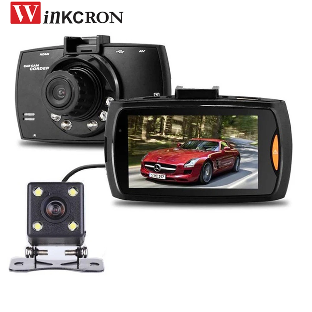 Best 2.7 Inch Car DVR Camera Video Recorder Camera Dual Lens Rearview Parking Camera Night Vision G-Sensor 150 degree Dash Cam