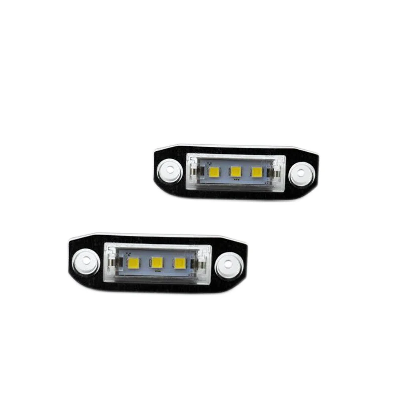 

For Volvo S80 XC90 S40 V60 XC60 S60 C70 V50 XC70 V70 LED Canbus 12V 2 Pcs Error Car License Number Plate Lights