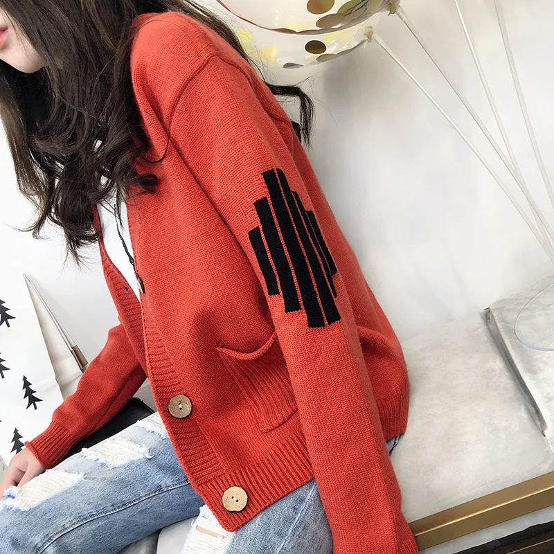 

Sweater Women Autumn Cardigan Ladies Clothes Fashion Spring Femme Streetwear Cardigans Casaco Feminino LWL720