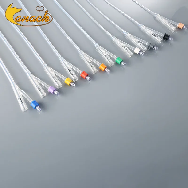 Canack ветеринарный силиконовый катетер Фолея трубка для животных 6Fr/8Fr/10Fr 10