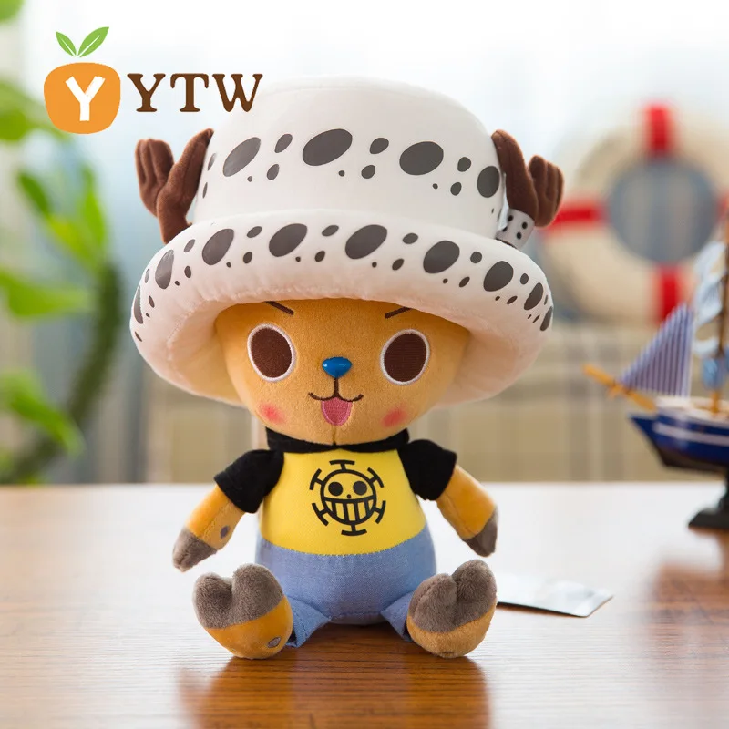 

35cm one piece figure Toys Tony Luffy Chopper Pattern Soft Stuffed Plush Dolls Kawaii Lovely Cartoon kids toys Birthday Gift Toy