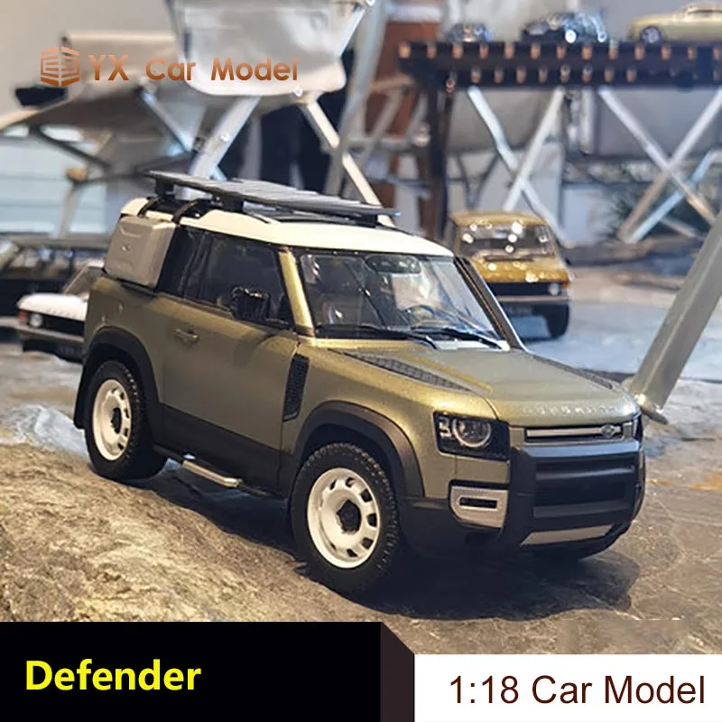 Модель автомобиля из сплава полностью открытая 1:18 новая Land Rover Defender 90 110 набор