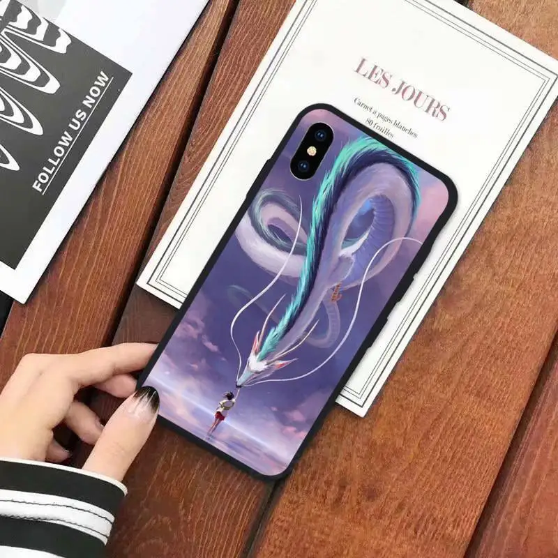 

Cartoon Studio Ghibli Spirited Away Totoro Phone Case for iPhone 11 12 mini pro XS MAX 8 7 6 6S Plus X 5S SE 2020 XR