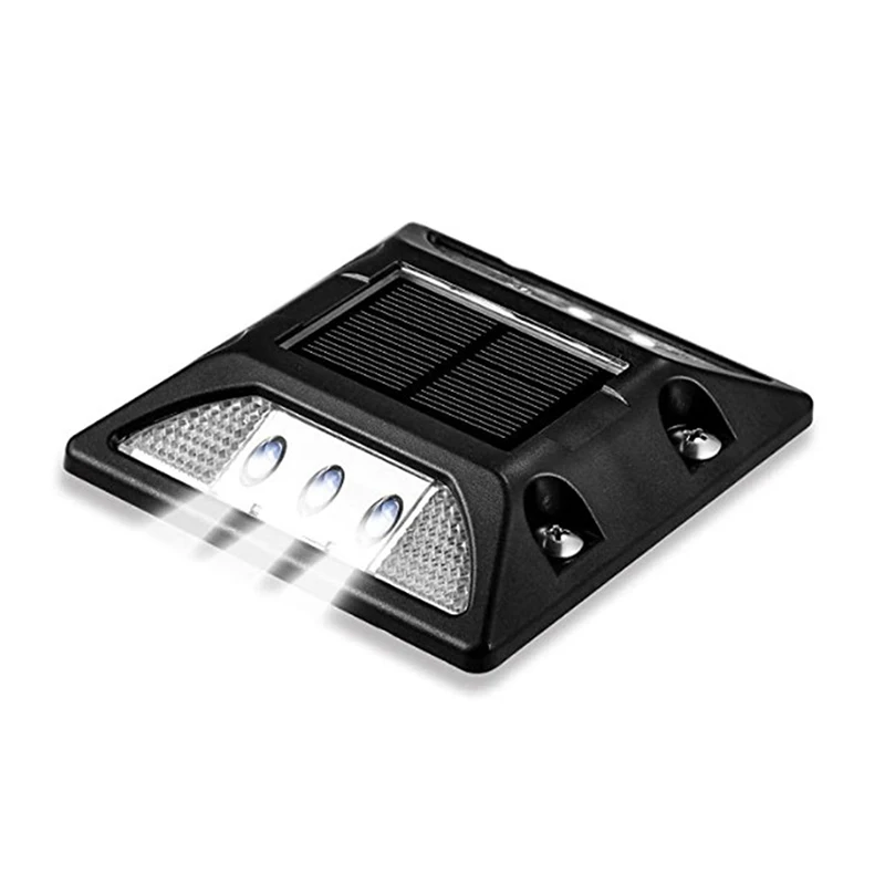 Waterproof LED Solar Powered Road Stud Light Reflective Ground Warning | Безопасность и защита