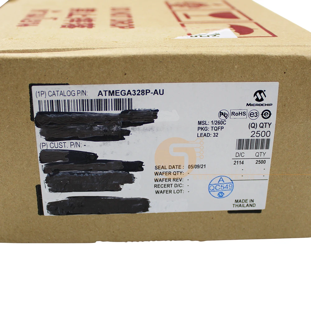 10 шт. Atmega328 328 оригинальный флэш контроллер Mega328 микроконтроллер чип 328p
