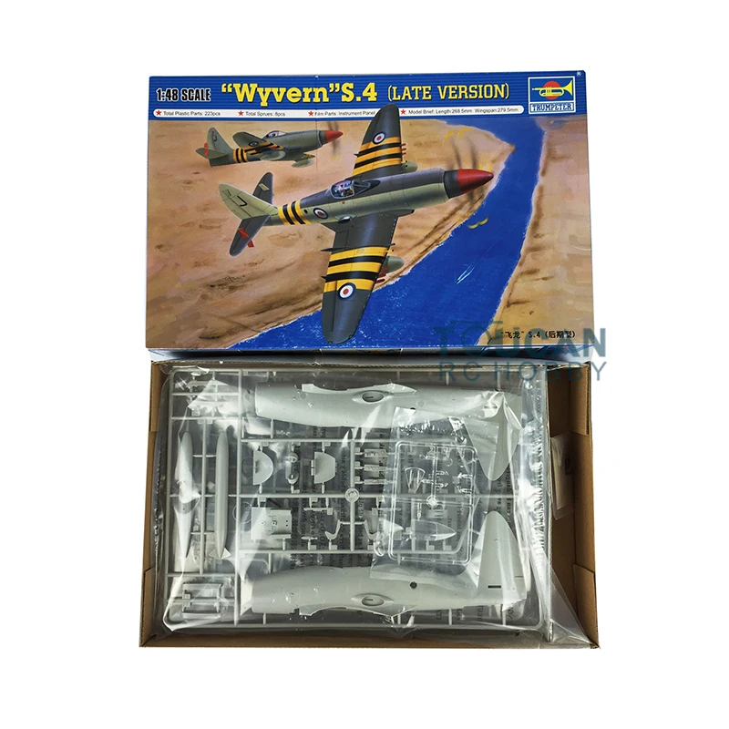 Трубач 02820 1/48 весы UK Wyvern S.4 поздно самолет Штурмовик статическая модель TH05788-SMT6 |