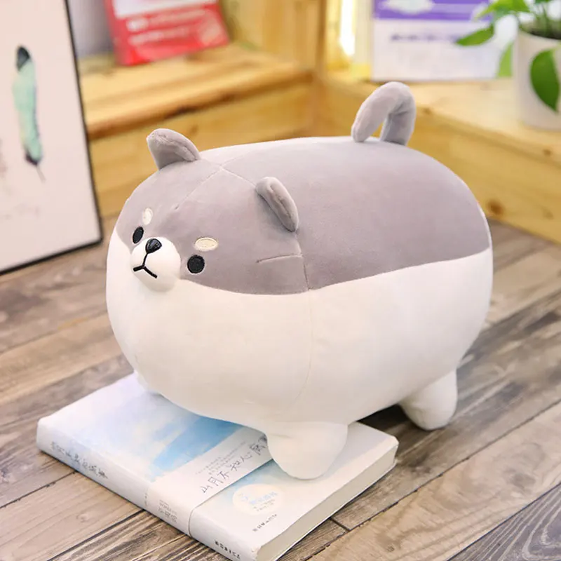 

Plush Toy Sleeping Pillow Cute Plush Toys Shiba Inu Dog Pillow Soft High Quality Doll Velvet & PP Cotton 35-50cm Long 1 Piece