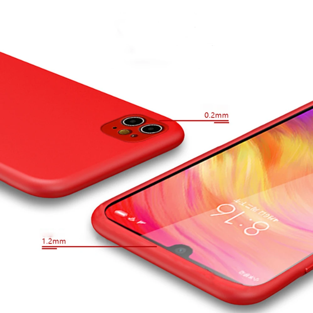 Новый жидкий силиконовый чехол для Apple iPhone 11 Pro X XS XR Max 6 6S 7 8 Plus мягкий телефона