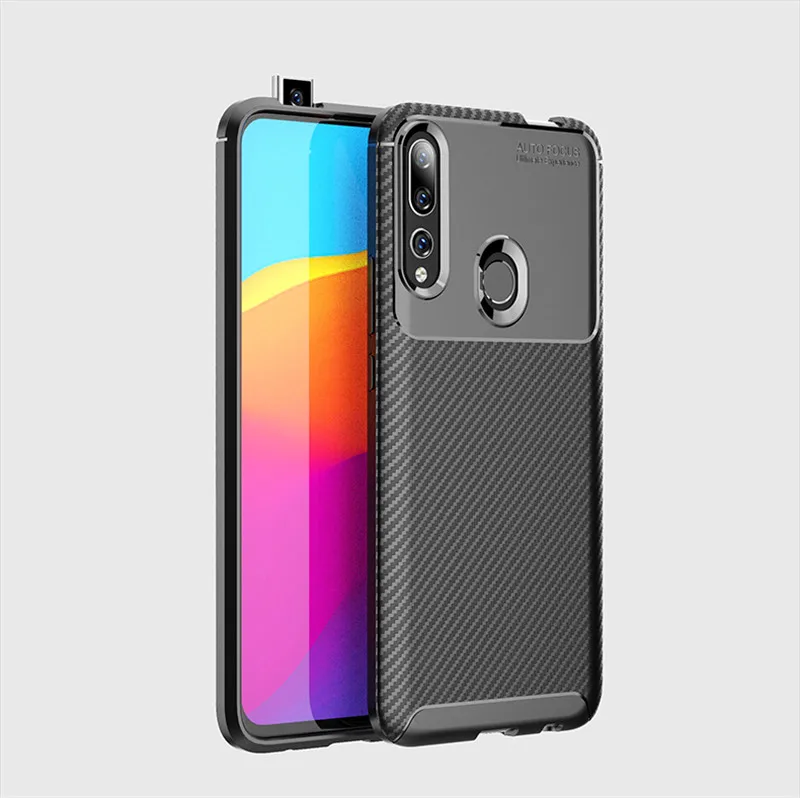 Для Huawei P Smart Z чехол противоударный силиконовый для мягкий телефона задняя крышка