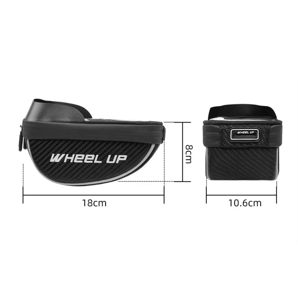 

Equipment Cycling Bag Front Head Mobile PU+EVA Phone Reflective Screen