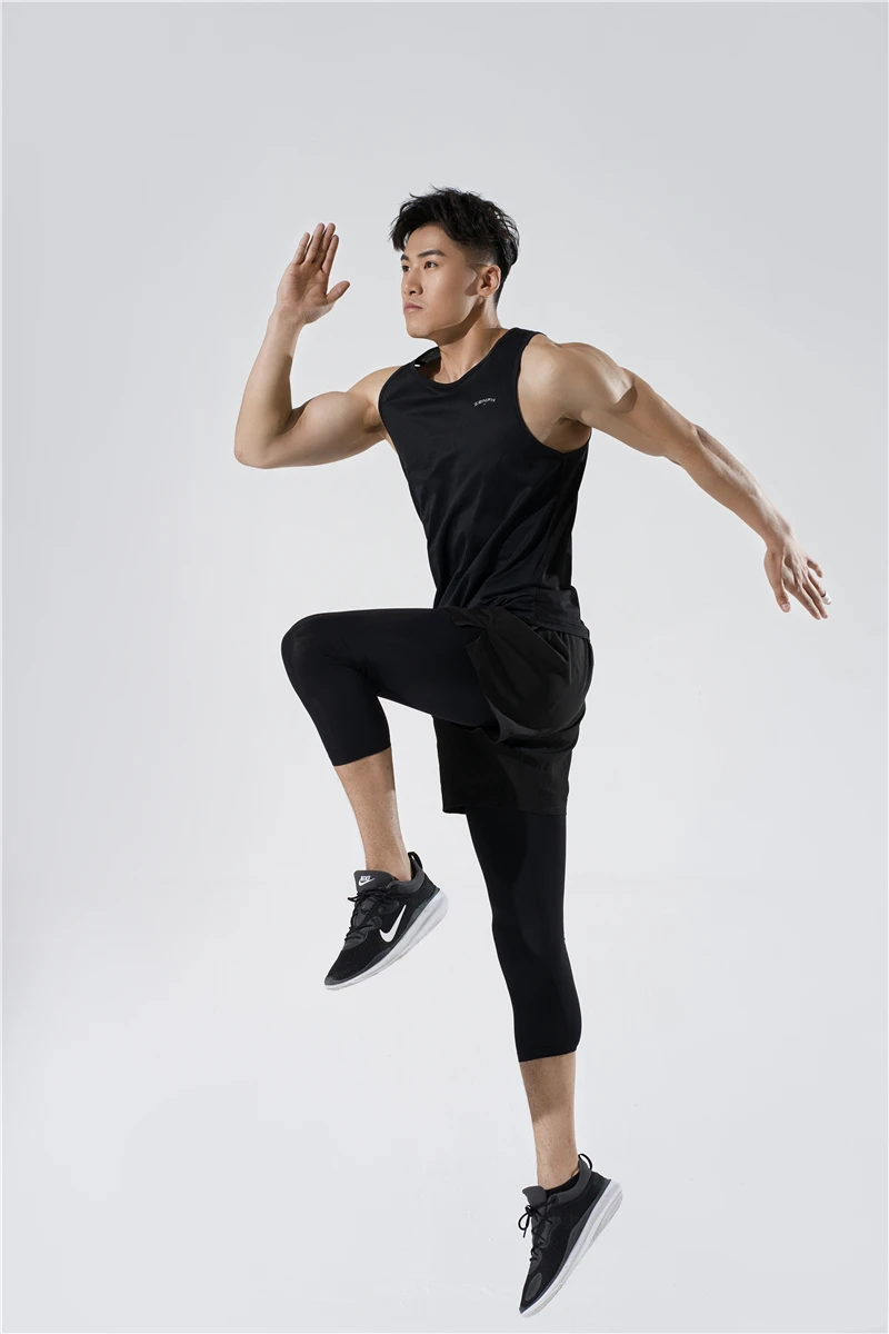 Брюки Zenph мужские компрессионные высокоэластичные спортивные быстросохнущие