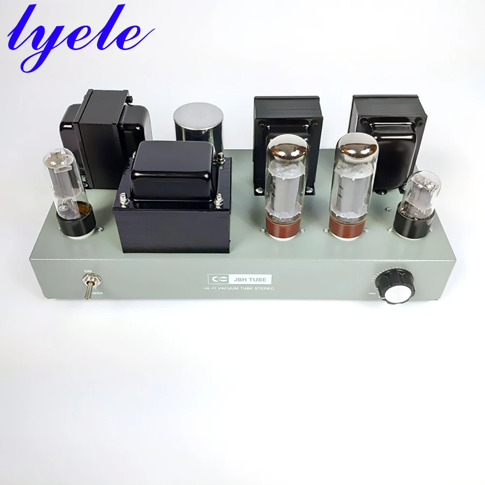 

6N9P + EL34-B Stainless Steel Housing Power Output 2 * 8W AC110V/220V Optional Tube Amplifiers Final Version