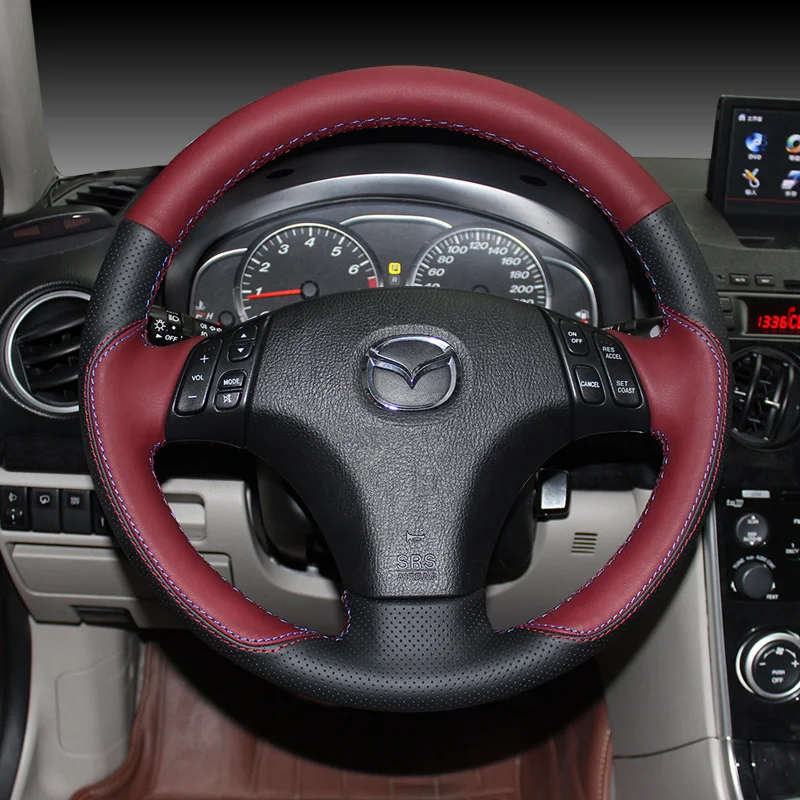 Сделай Сам сшитая вручную замшевая кожа искусственная для Mazda 3/6 m5 | Автомобили и