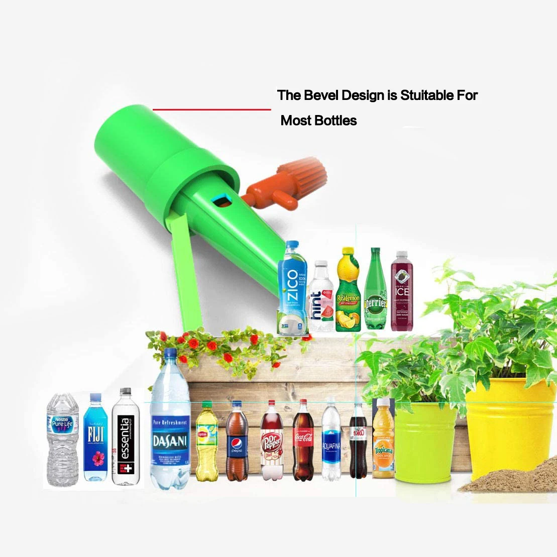 Newest Automatic Drip Irrigation System Garden Watering Spike For Plants Flower Waterers Bottle | Дом и сад