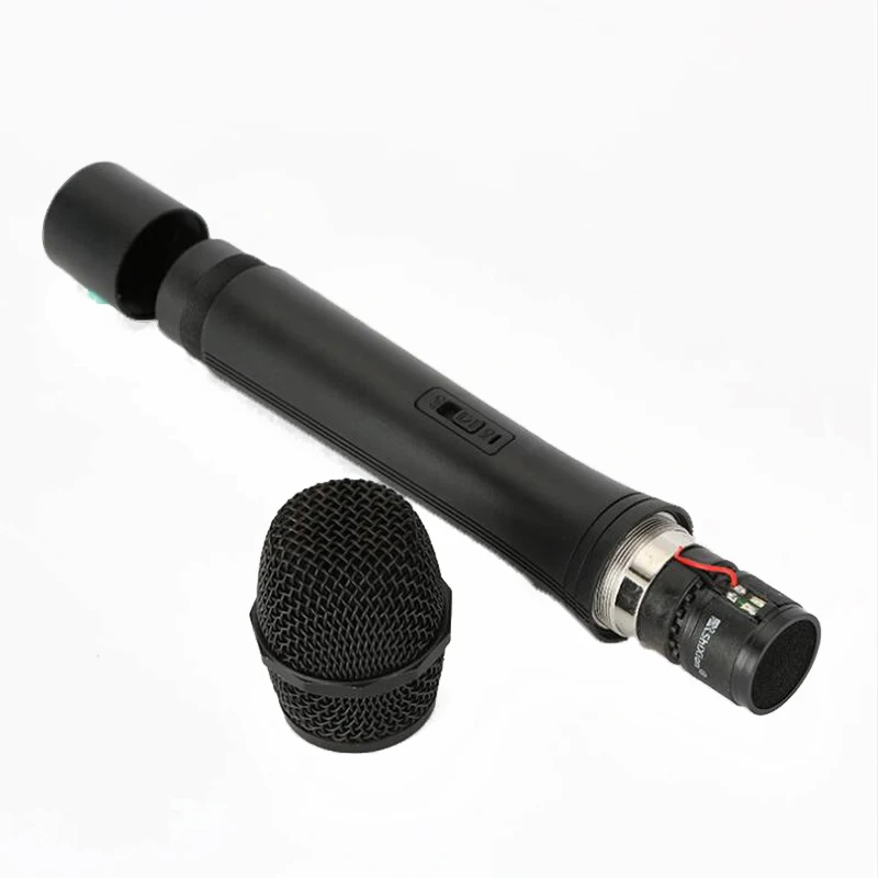 Беспроводной микрофон для домашней аудитории петличный с двумя головками и