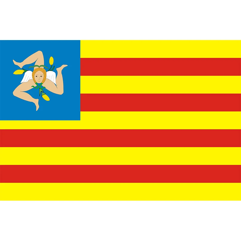 

PODIUM 90x150cm Sicilian Independentist Flag For Decoration