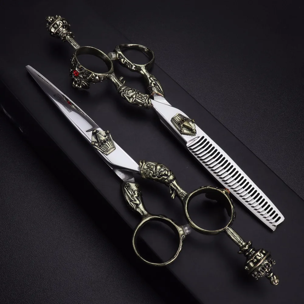 Профессиональные парикмахерские ножницы из нержавеющей стали 440C 6 дюймов |