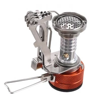 wind proof outdoor gas burner camping stove lighter tourist equipment kitchen cylinder propane grill