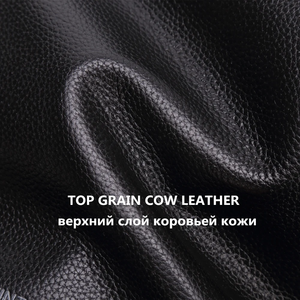 Мужская роскошная сумка-мессенджер BISON DENIM черная брендовая сумка через плечо из