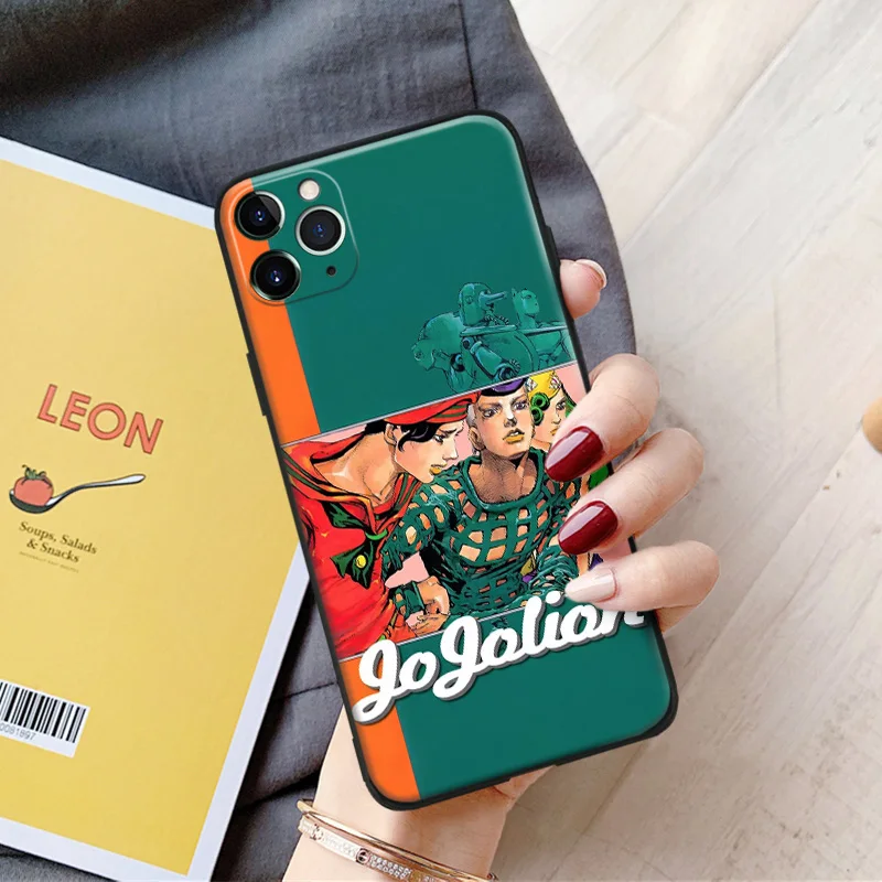 Постер JOJO anime JoJolion для iPhone se 6 6s 7 8 plus x xr xs 11 pro max, мягкий силиконовый чехол для телефона