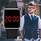 Спортивные Дизайнерские мужские часы, силиконовые электронсветодиодный мужские часы, цифровые кварцевые наручные часы, мужские часы, мужские часы