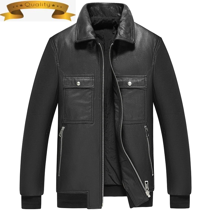 

Натуральная кожа 2021 куртка для мужчин 100% Корова кожаные пальто на каждый день; Сезон весна-осень; Мужские кожаные куртки и пальто для мальчи...
