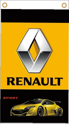 

Автомобильный флаг Renault Banner 3ftx5ft 100% полиэстер