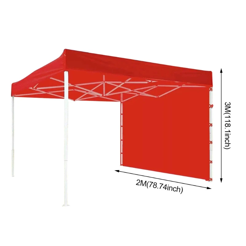 

Instant SunWall P op up Canopy, Outdoor Instant Canopies, Removable Zipper End, 1 Pack Sidewall Only T3EA