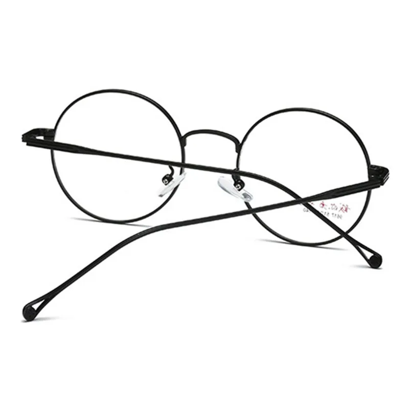 

Super Light-Weight Alloy Frame Eyeglasses Full Rim Eyewear Round Spectacles Optical Glasses Men and Women Style