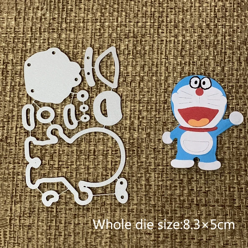 

New Design Craft Metal Cutting Dies cut die lovely Cartoon Doraemon Scrapbooking Album DIY Paper Card Craft Embossing Die Cuts