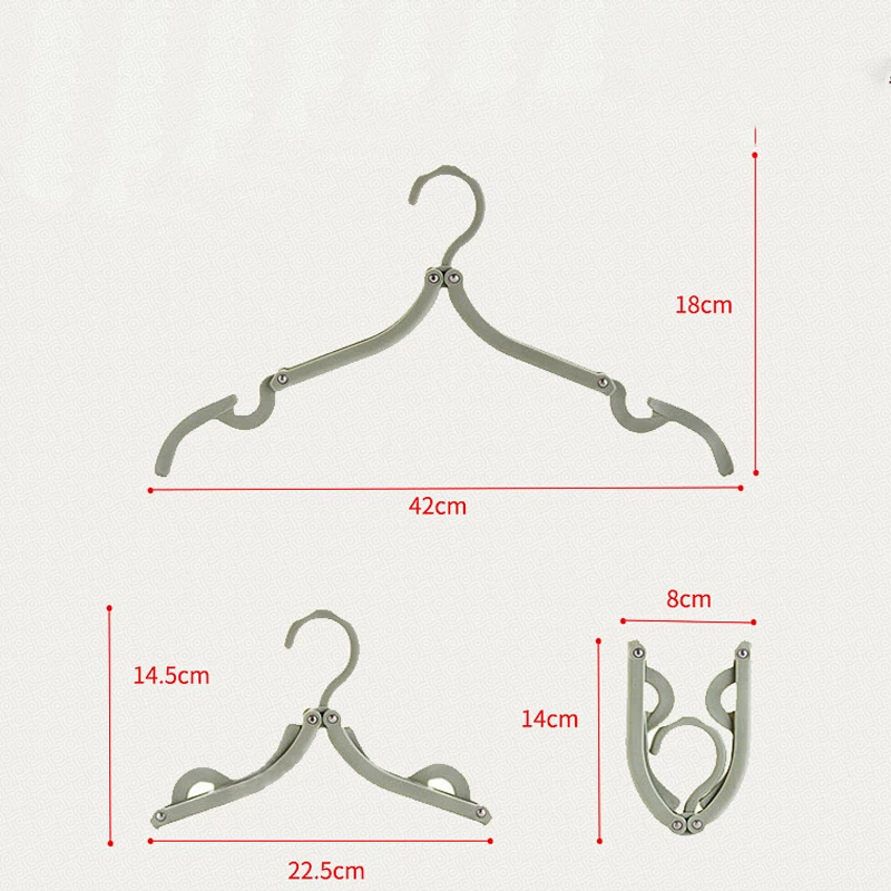 Портативная дорожная Волшебная складная вешалка для одежды нескользящая