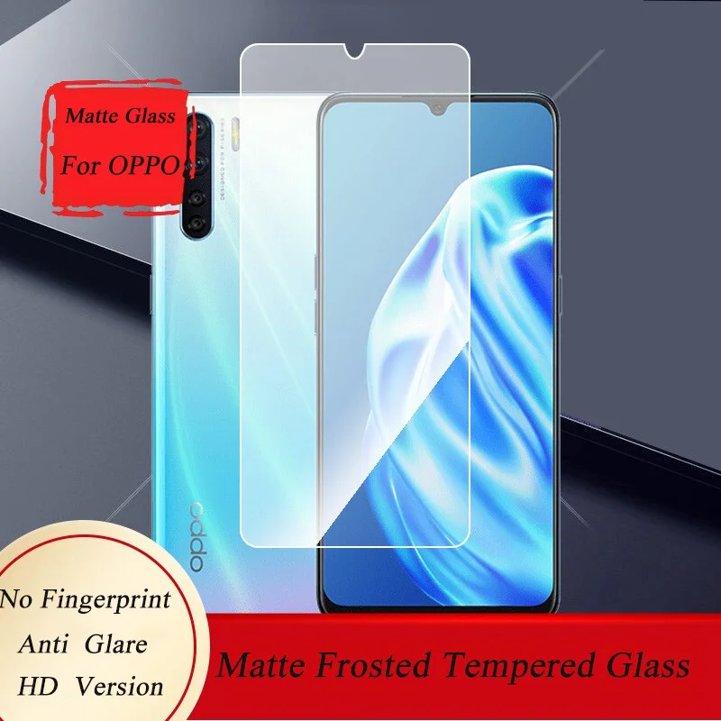Матовое матовое закаленное стекло для OPPO F15 F7 F5 F9 F11 Pro защита экрана с